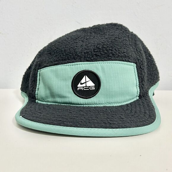 Nike ACG Therma-FIT Fly Unisex Size M/L Black Green Unstructured Cap Hat - Picture 3 of 7